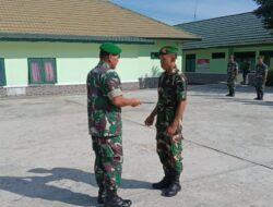 Kasdim 1613/Sumba Barat Lepas Anggota Pindah Satuan, Berpesan Tetap Menjadi Prajurit Profesional