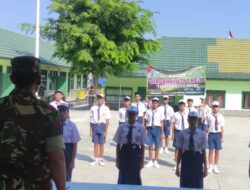 HUT TNI ke-79 di Kodim 1613/Sumba Barat Gelar Lomba PBB Tingkat SMP dan SMA