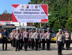 Apel Gelar Pasukan Operasi Zebra Turangga 2024, Polres Sumba Barat Siap Jaga Ketertiban Lalu Lintas Jelang Pelantikan Presiden