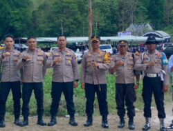 Polres Sumba Barat Kawal Ketat Kampanye Calon Bupati dan Wakil Bupati Sumba Tengah