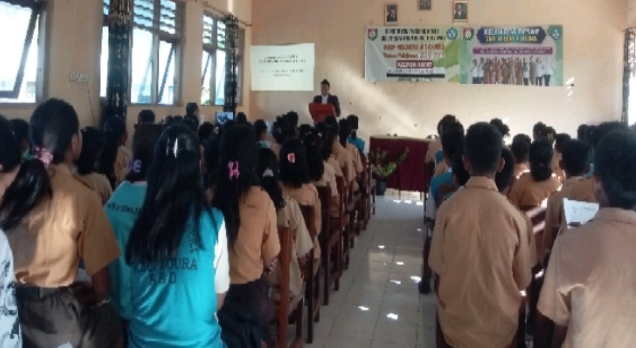 SMP, Negeri 4, Loura Gelar, Ibadah, Paskah, ,Damai, Kristus, Keluarga