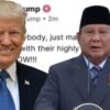 Presiden Amerika, Donald Trump, Kesepakatan Dagang, Indonesia, Negosiasi, Via Telpon, Prabowo