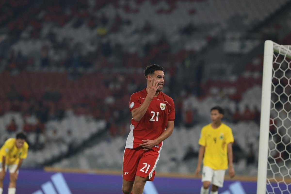 Timnas Indonesia, U‑23 ,Cukur, Brunei, skor 8‑0, Raven Catat Double Hattrick!