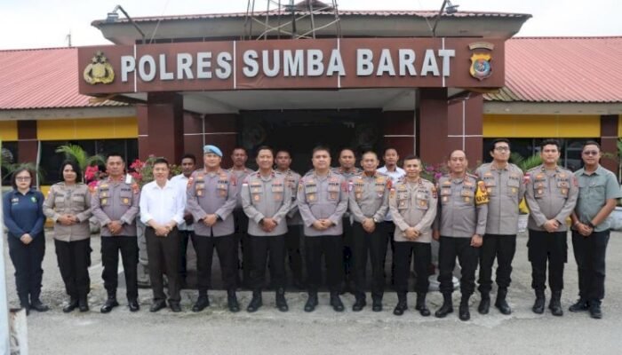 Wakapolda NTT Kunker di Polres Sumba Barat, Tekankan Pengungkapan Kasus Besar dan Dukungan Program Nasional