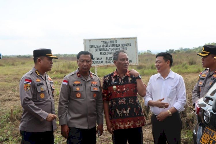 Wakapolda, NTT Tinjau Lahan, Calon Mapolres ,Sumba Tengah, Dorong Percepatan, Pembangunan, Perkuat Kamtibmas