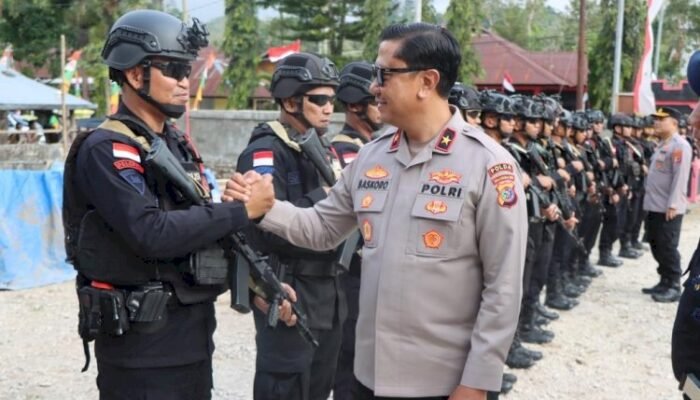 Wakapolda NTT Sambangi Markas Brimob Sumba Barat, Tekankan Disiplin dan Loyalitas Personel