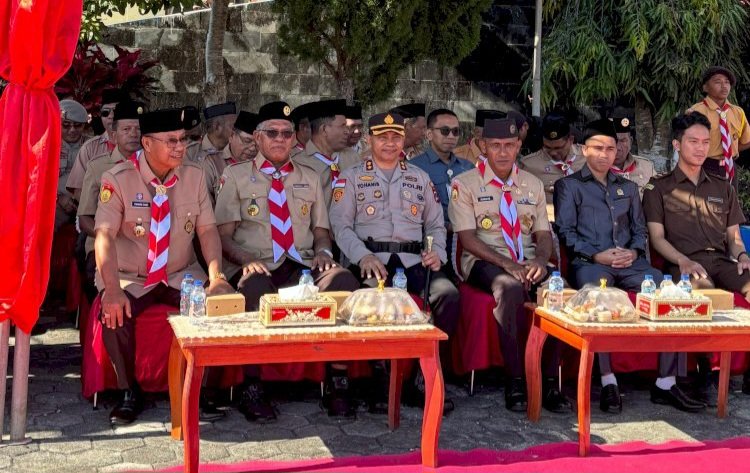 Kapolres, Sumba Barat Upacara, Hari Pramuka. ke-64, Nilai Disiplin dan Tanggungjawab
