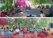 Anggota DPRD Matim Paulus Yorit Poni Reses Sekaligus Gotong Royong Bangun Jembatan di Perbatasan Pedalaman Elar Selatan